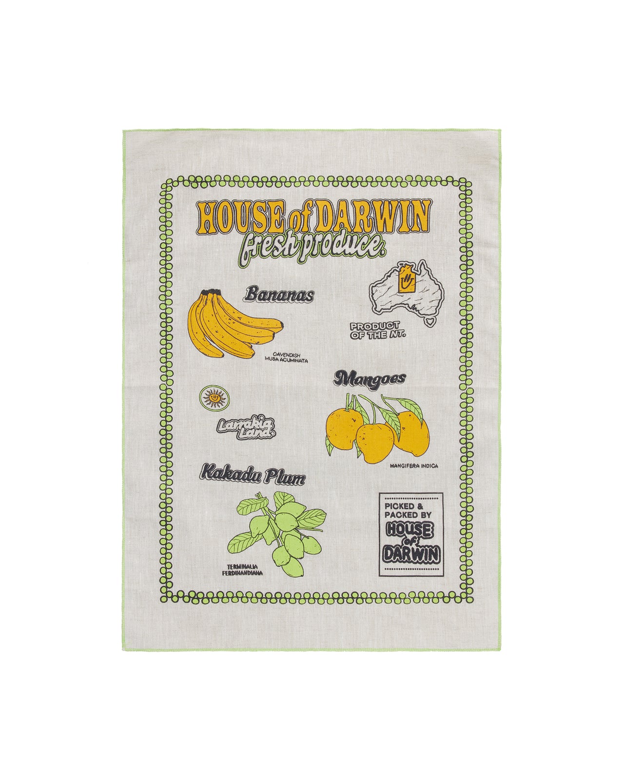 Fresh Produce Tea Towel