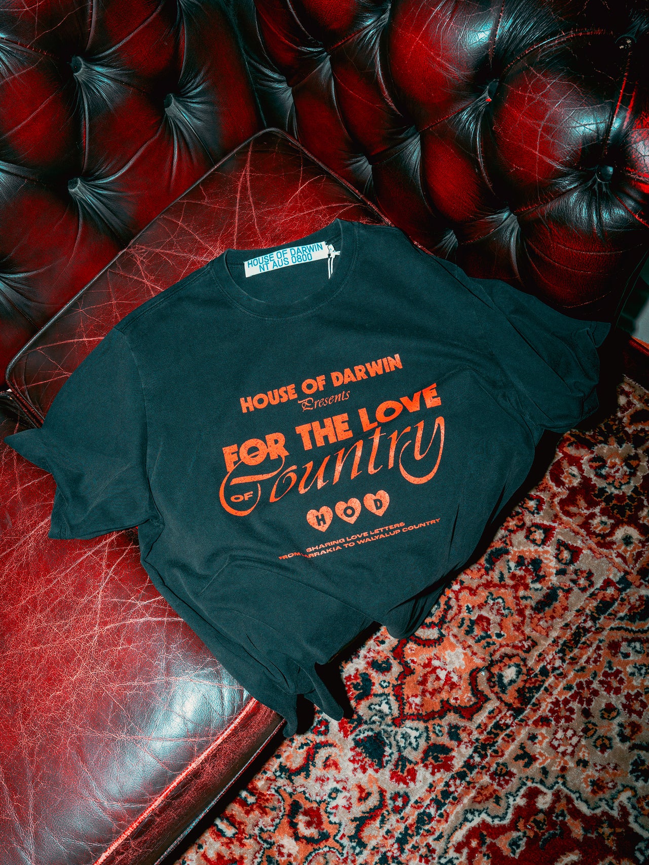 For the Love of Country Tee - Larrakia x Walyulup