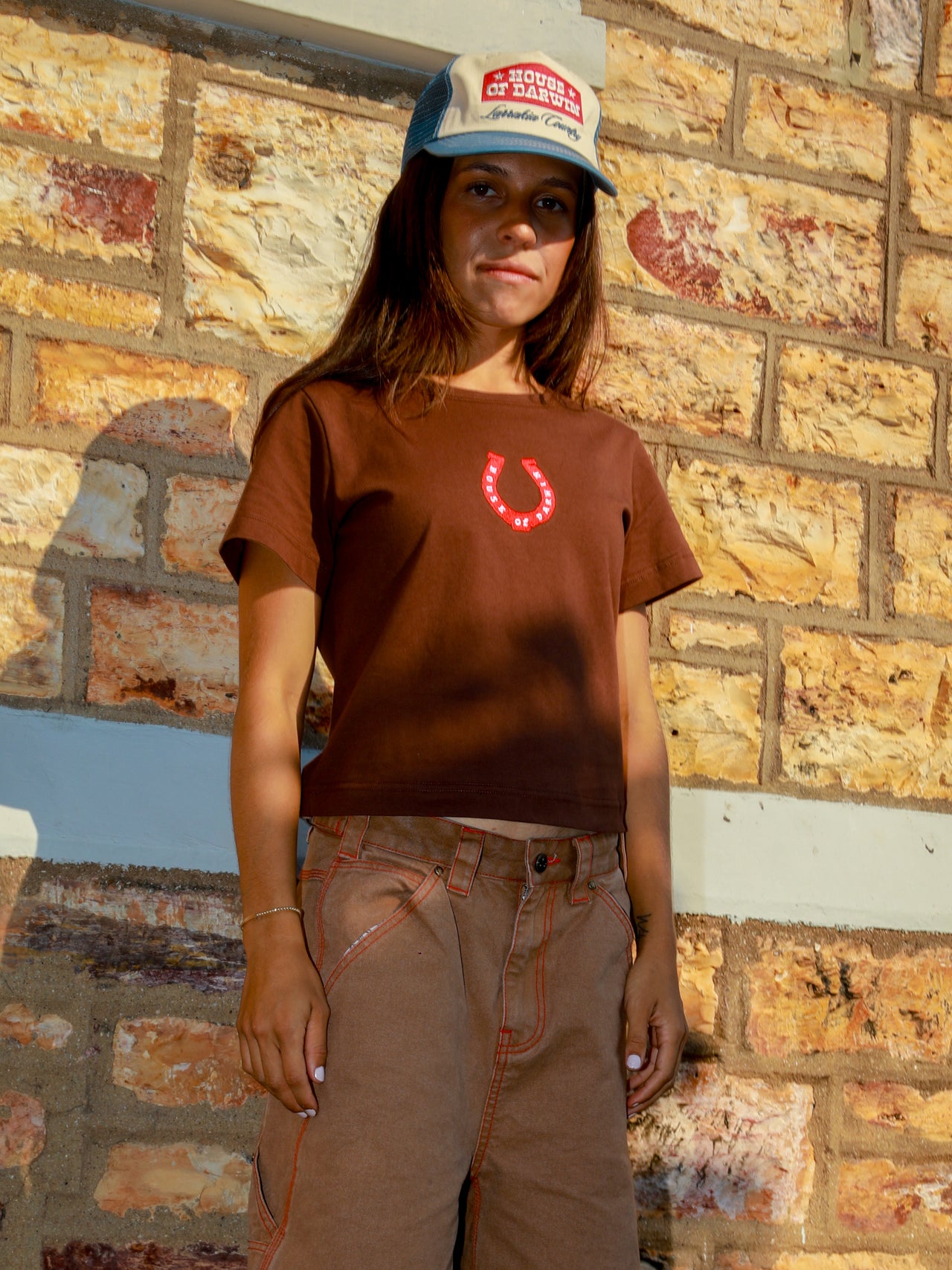 Horseshoe Baby Tee