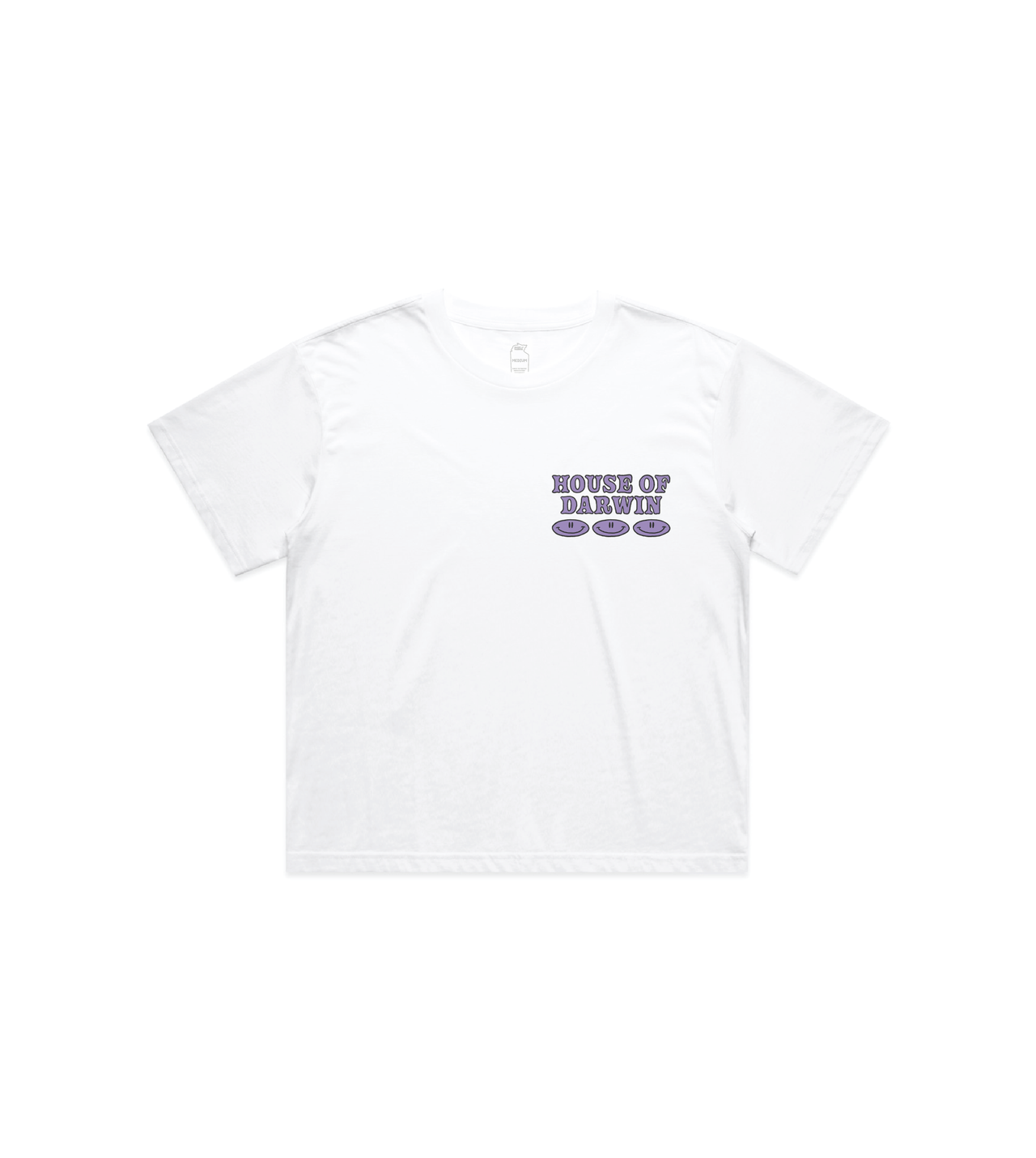 Take Care Crop - White