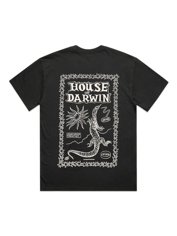 Goanna Heavy Faded Black